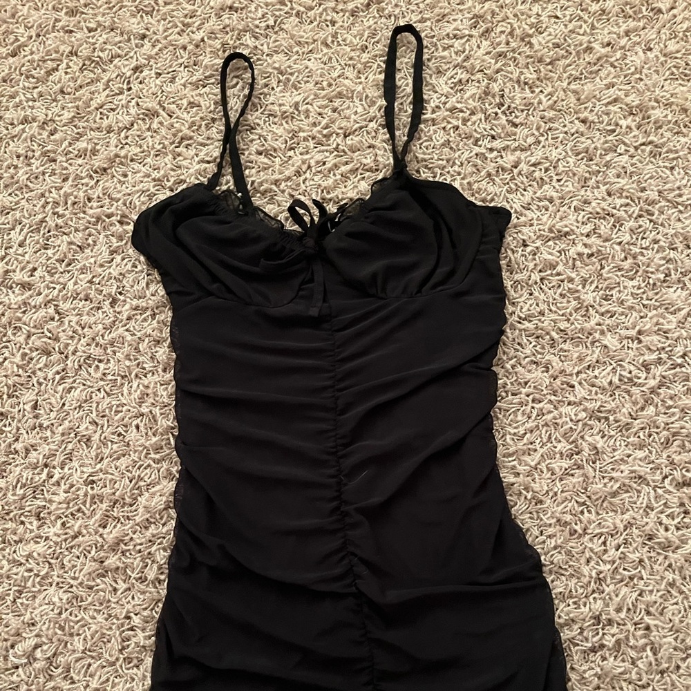 Black Bodycon Mini Dress